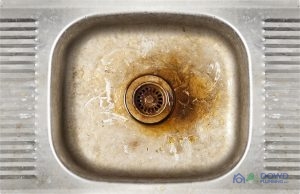 Sink with Silt and Sand