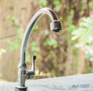 A Silver Kitchen Faucet