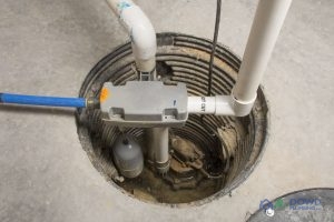 Sump Pump in a Basement